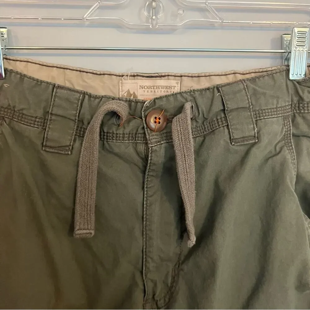 Northwest Territory Military Green Cargo Shorts Men's Size 30 Army Green